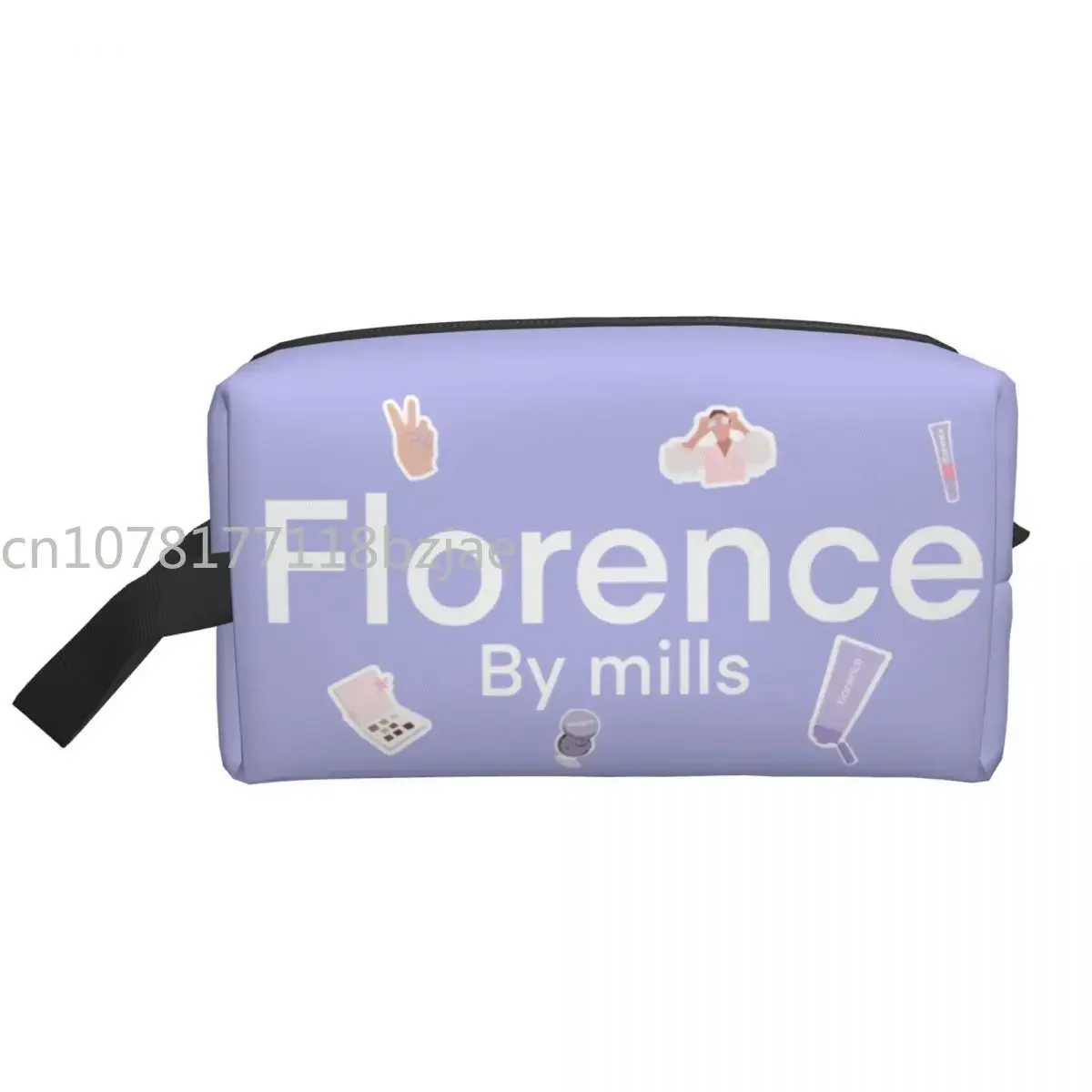 Travel Florence By Mills Toiletry Bag Cute Makeup Cosmetic Organizer for Women Beauty Storage Dopp Kit Box