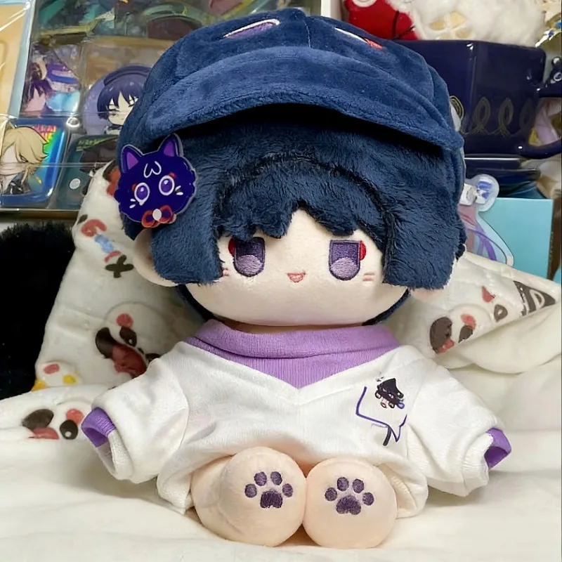 

Stuffed 20cm Game Genshin Impact Wanderer Plush Dress-up Cotton Doll Children Adults Cute Fans Collection Cospaly Birthday Gift