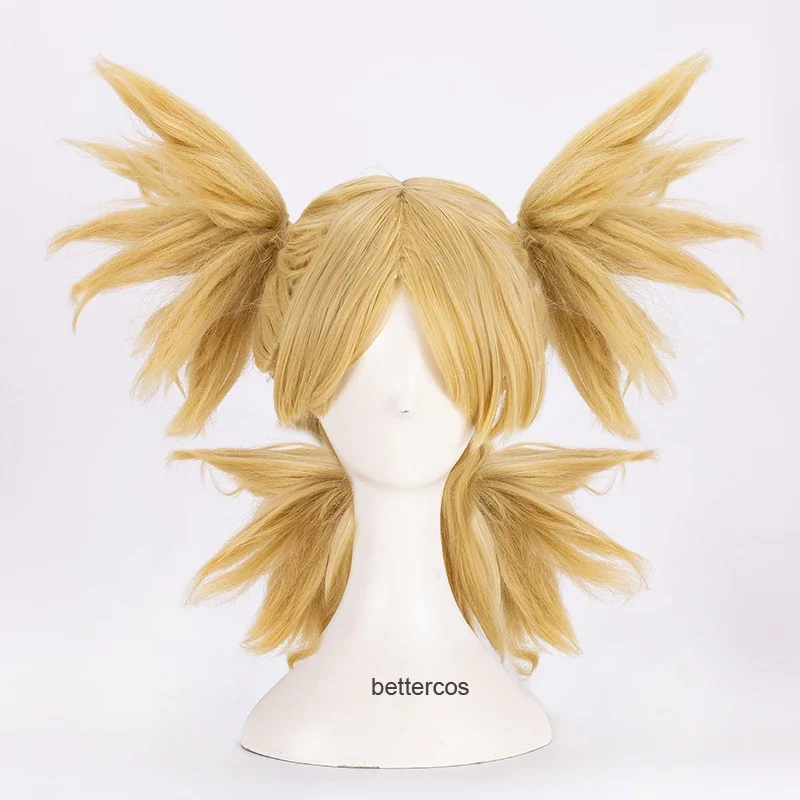 Temari Nara Cosplay Wig Golden Blonde Heat Resistance Synthetic Hair Wig Wig Cap