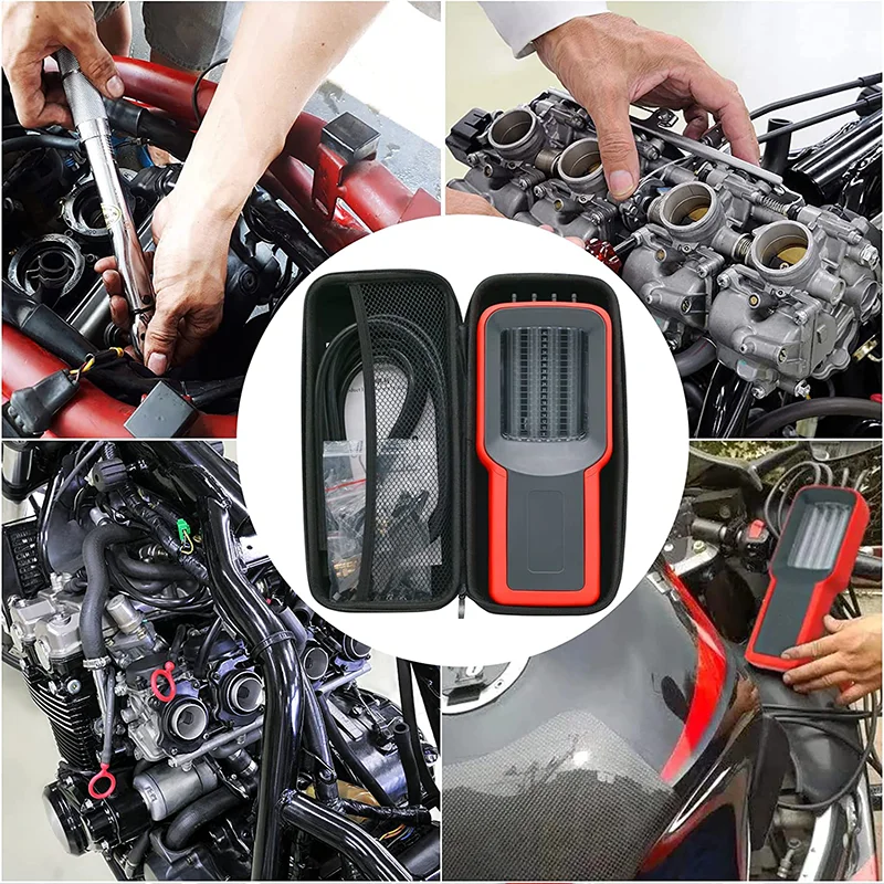 4 Cylinder Motorcycle Carburetor Universal Synchronizer Kit Vacuum Balancer Gauge Synch Guage Set Synchronisation Balancing Tool