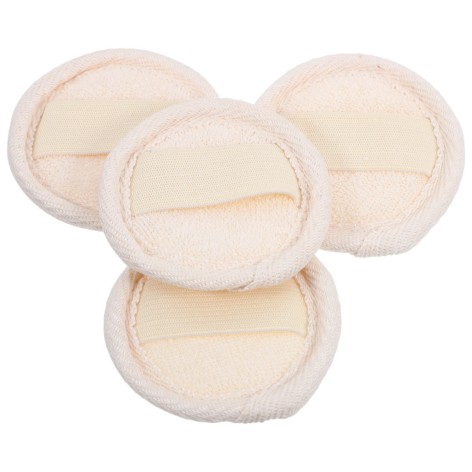 Tampons de nettoyage du visage en luffa naturel, 4 pièces, exfoliants, démaquillant, soins de la peau, exfoliant