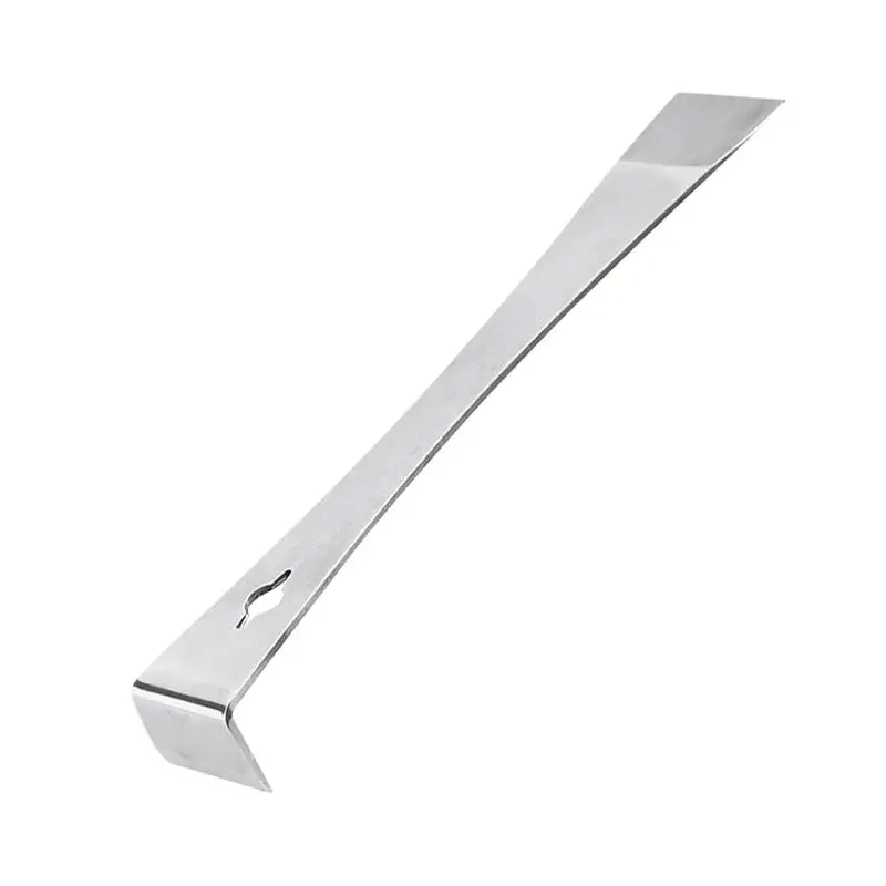 Pry Bar Stainless Steel Metal Flat Bar Crow Bar Pocket Pry Bar Practical Trim Wedge Removal Tool Heavy Duty Prybar Scraper For