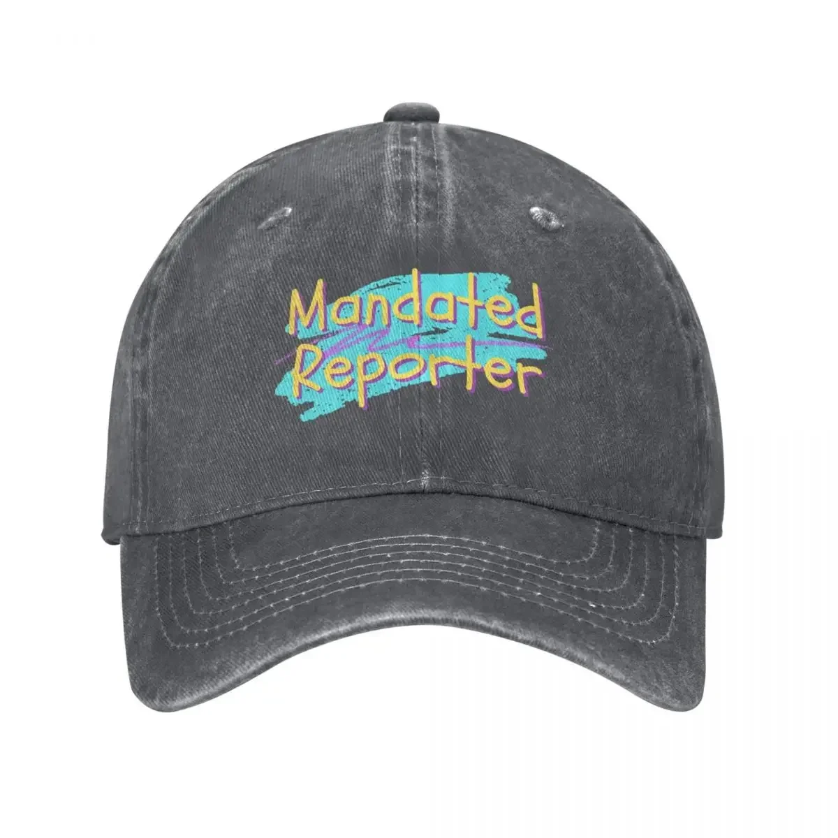 Mandated Reporter - Design 1 Baseball Cap tea Hat hiking hat Rave Women Hats Men's