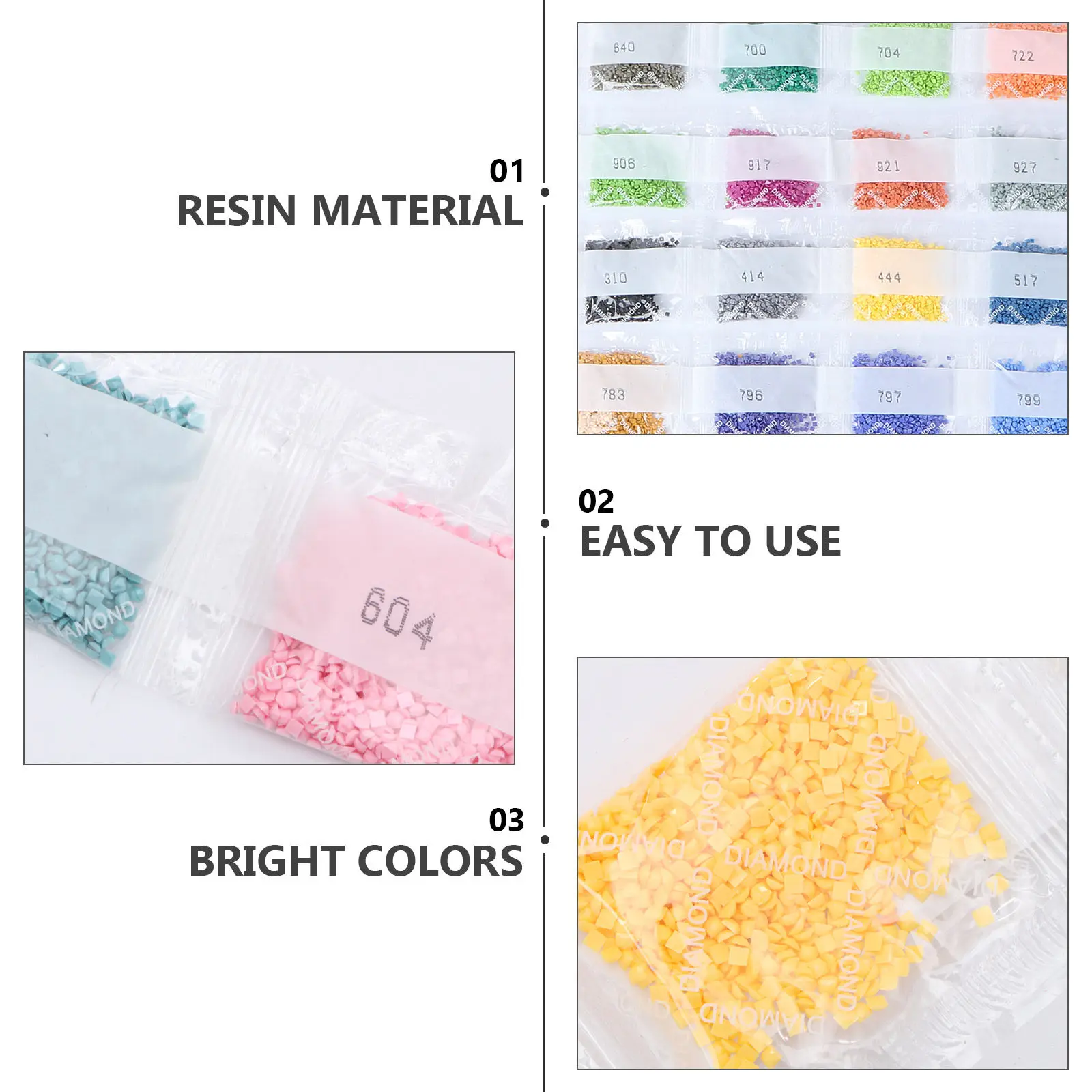 Diamantes Cuadrados de Primera Calidad para Manualidades con Pedrería, Accesorios de Decoración Artística, Materiales para Pintura con Pedrería