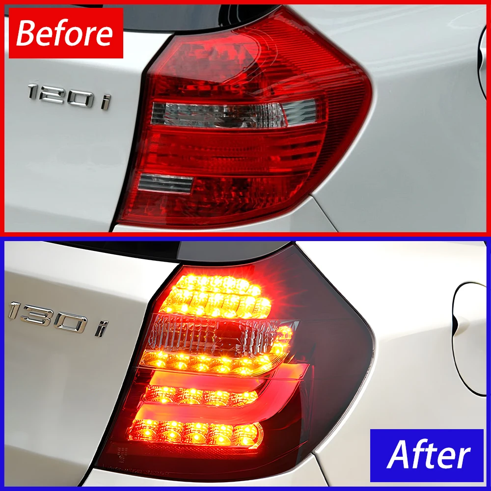 For BMW 1 Series E87 118i 120i 125i 128i 130i 2007-2011 LED Auto Rear Lamps 100W Flicker Signal Lamp Tool New Condition Accessor