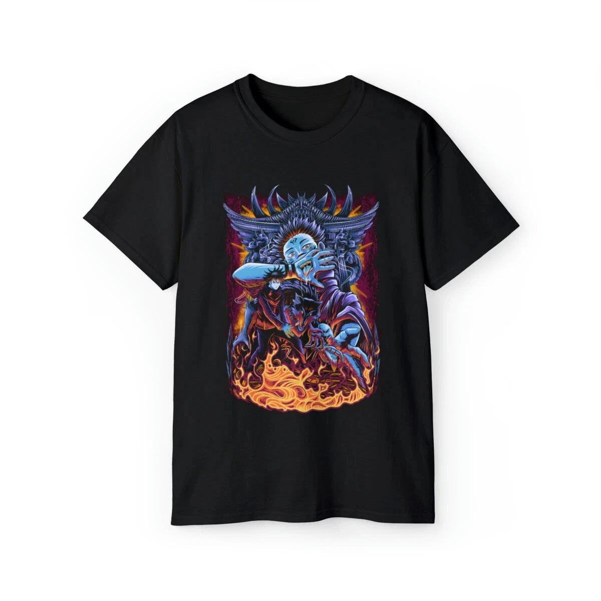 Relaxing and Comfortable Gojo Satoru T-shirt Jujutsu Kaisen Sukuna Megumi Itadori T-shirt 2026 New Cotton Summer Men and Women