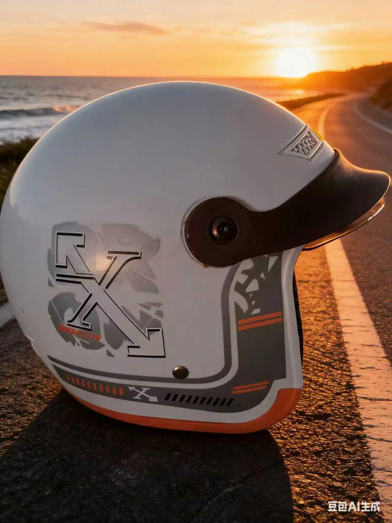 

Сертифицированный мотоциклетный шлем для электромобиля, полушлем, теплый и ветрозащитный, четырехсезонный полушлем унисекс, каска