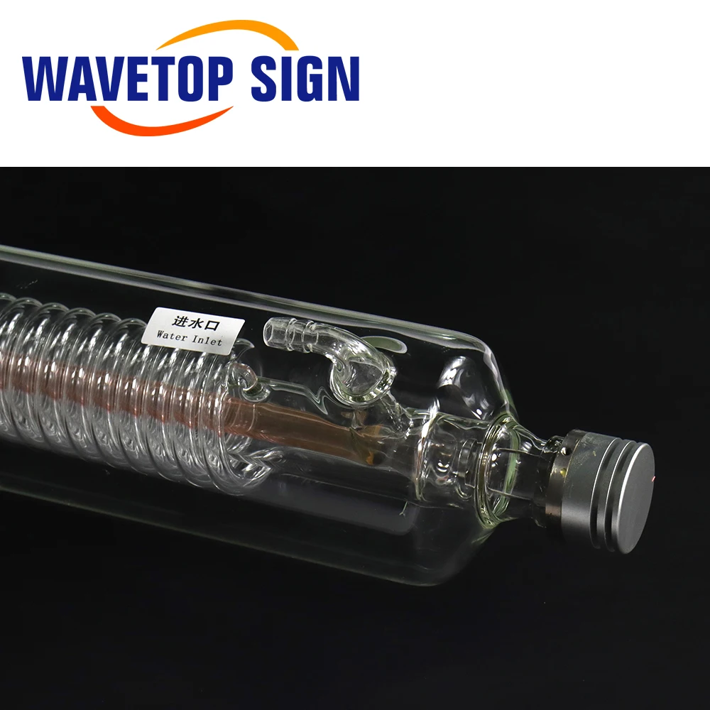 WaveTopSign A1s 75-90 Вт CO2 лазерная трубка, деревянная коробка, длина упаковки 1100 диаметр 80 мм для лазерного гравировального станка CO2