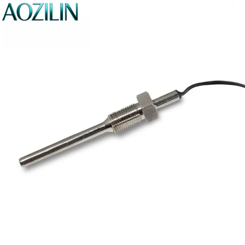 AOZILIN Screw Mount NTC Thermistor 1K 5K 10K 100K Temperature Sensor Probe For HVAC Heating Cooling System50 pcs
