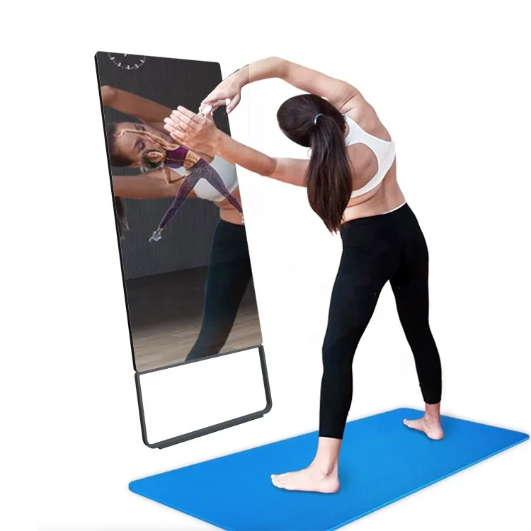 43 inch Android Touch Screen Display Kiosk Mirror Smart Magic Mirror Fitness Screen Display LCD Digital Signage Kiosk for GYM