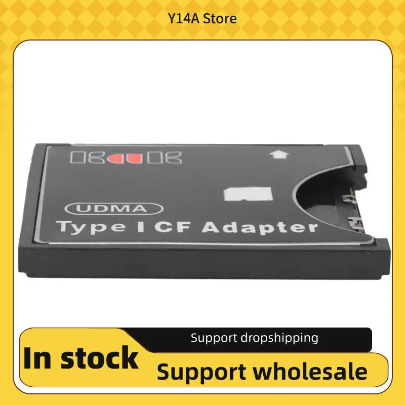 Y14A SD Naar Type I CF Adapter SDHC SDXC MMC Naar Type I CF Adapter Type I Dunne Geheugenkaart Converter Voor Camera