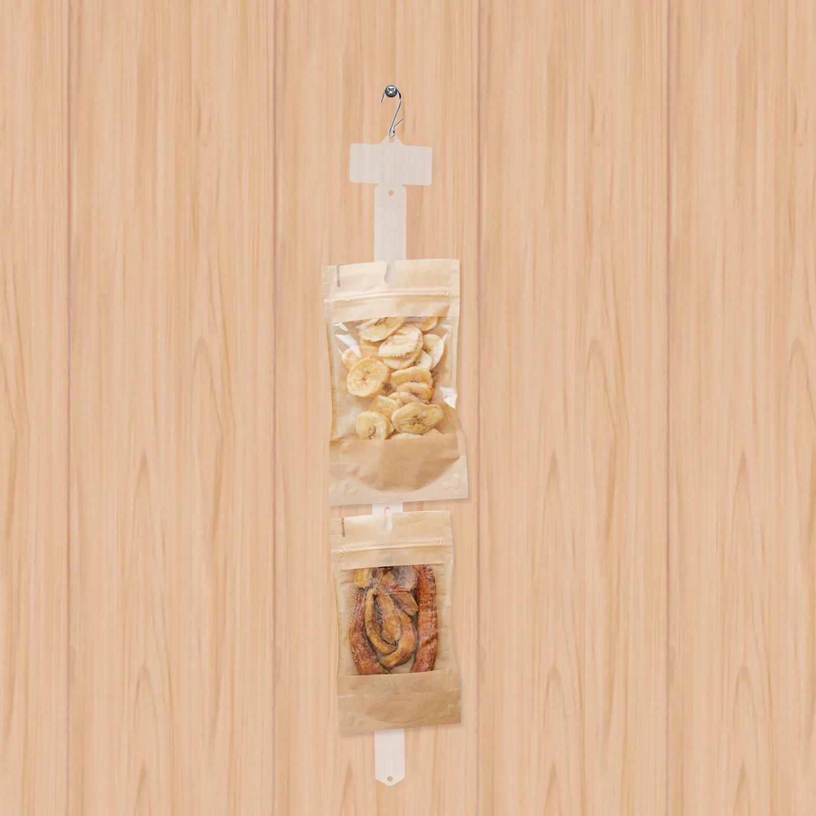 10Pcs Slim Hanging Merchandise Display Strips Retail Snack Organizer Supermarket Display Signs Foldable Label Holder