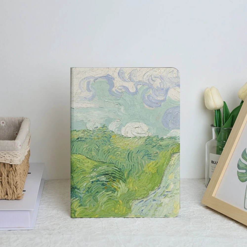 

Mountains Oil Painting Cover Case for iPad Air 5 4 10.9 iPad Pro 11 10.2 8 9th Air3 pro10.5 10th 2022 Case With Pencil Holder
