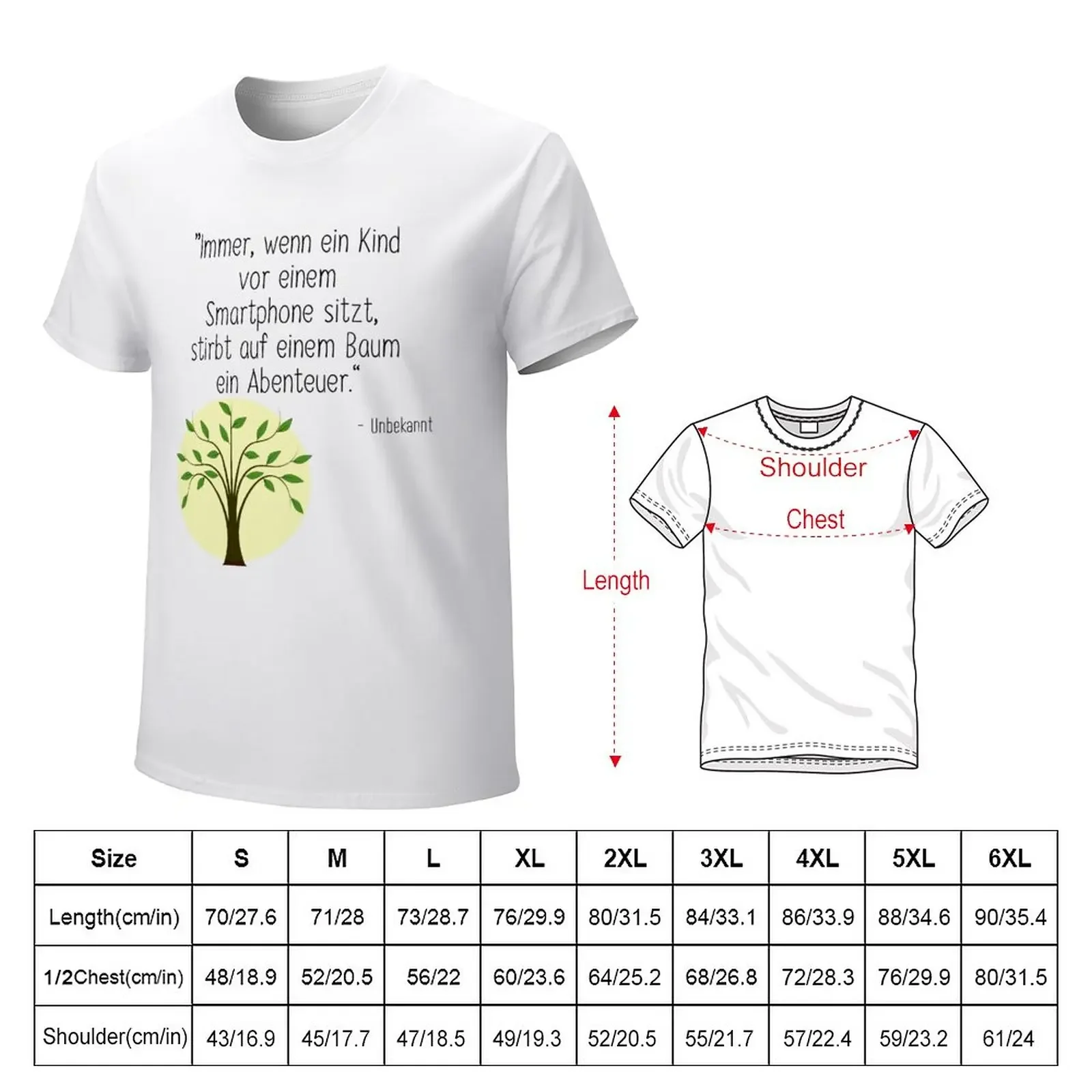 Child in front of smartphone, adventure on tree dies T-Shirt customs design your own sweat Men's t shirts