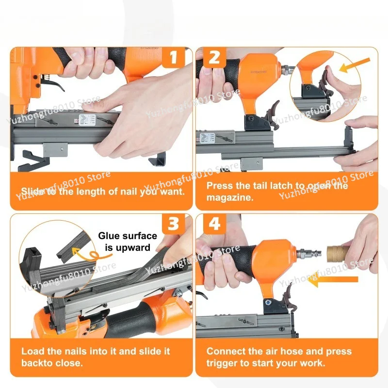 For V1015 Pneumatic V-Nailer Joining, 30 Gauge 7-15mm V Nails Picture Frame Joiner