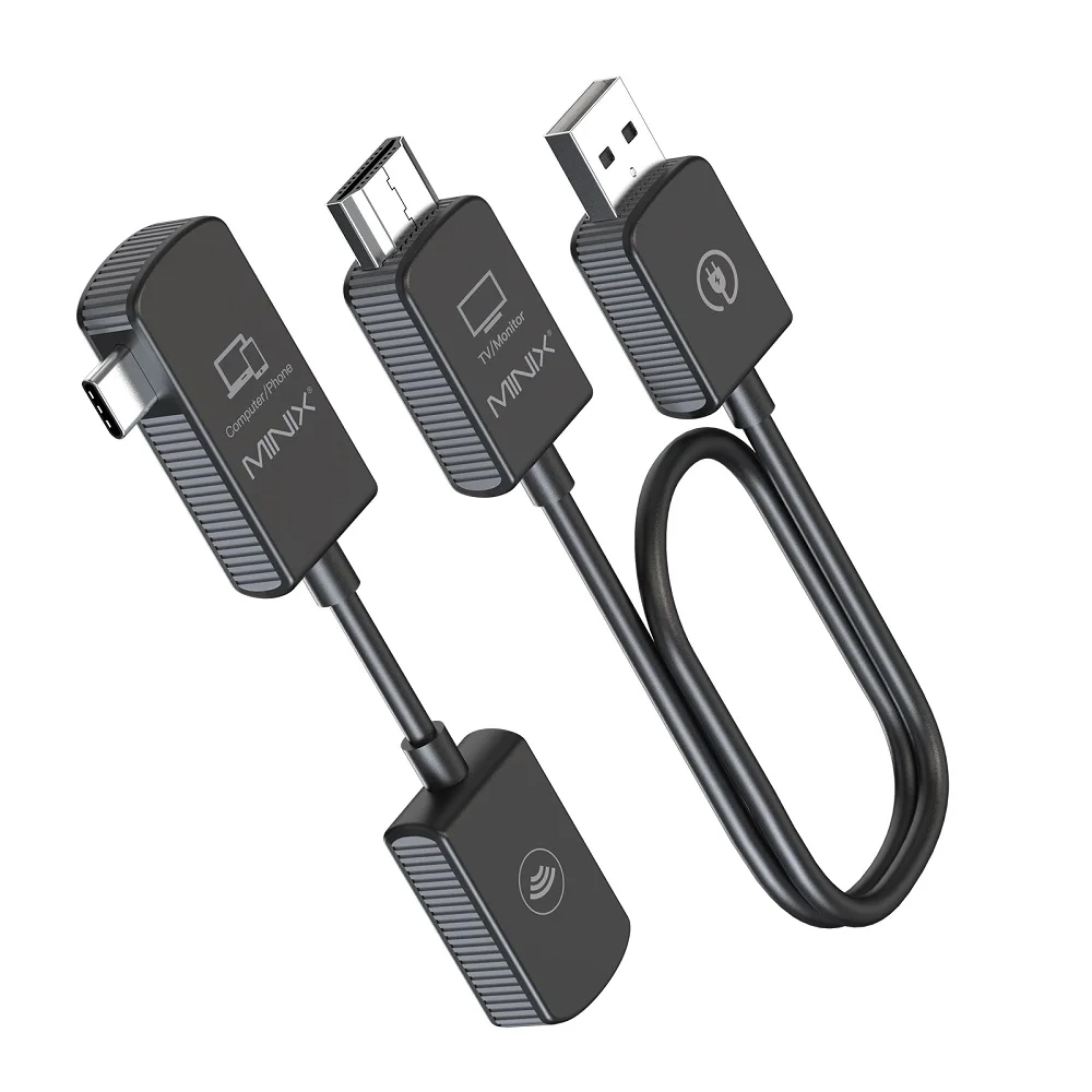 Wireless USBC Transmitter and HDMI Receiver 2.4G/5G  for  streaming video audio, good for iPhones /Laptop/PC/TV Box/Projector