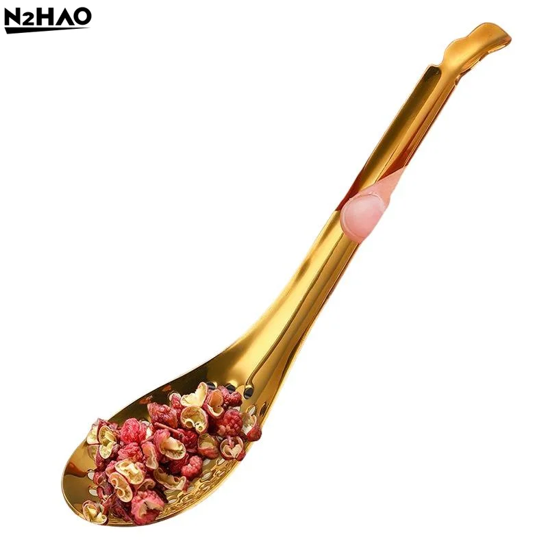 Stainless Steel Kitchen Spoon Cuisine Caviar Builder Roe Sauce Spoon Durable Kitchen Cooking Gadgets
