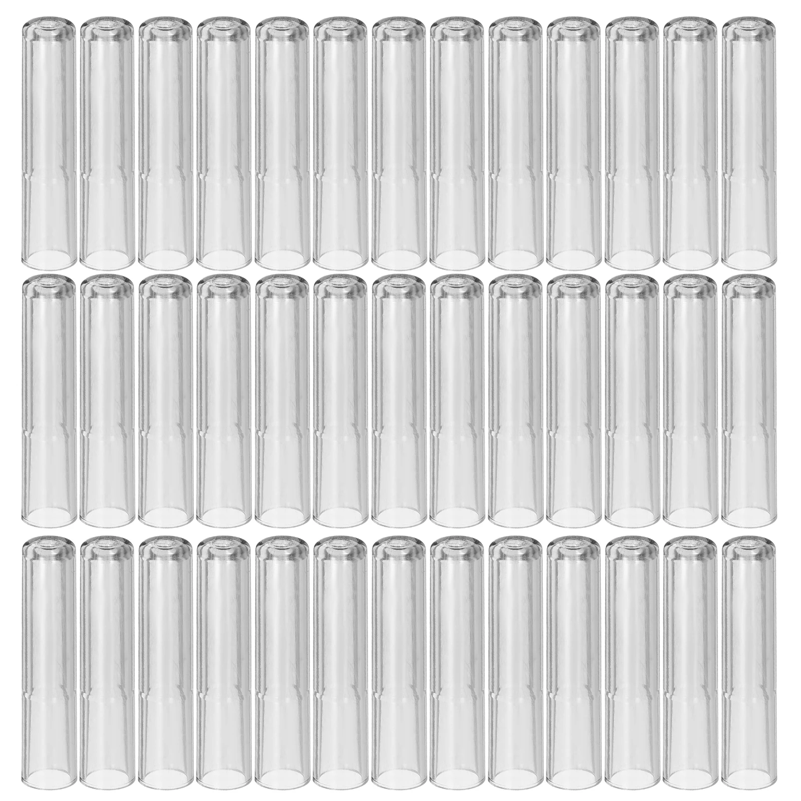 

50Pcs Transparent Pencil Caps Tip Protectors Plastic Covers for Students Kids School Home Office Use Pencil Extender