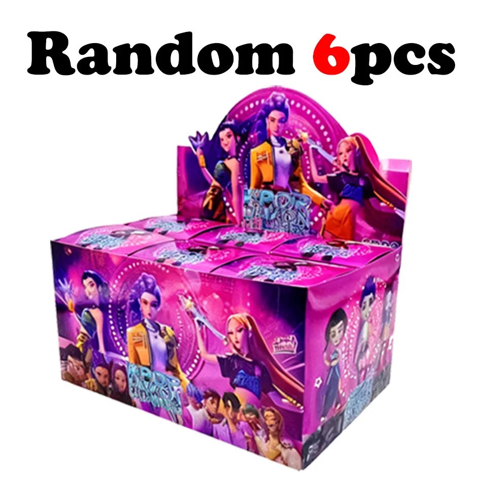 Anime KPop Devil Hunter Doll Rumi Mira Zoi 2025 personaje caliente máscara de vinilo caja ciega ornamento juguete coleccionable para regalo de Navidad