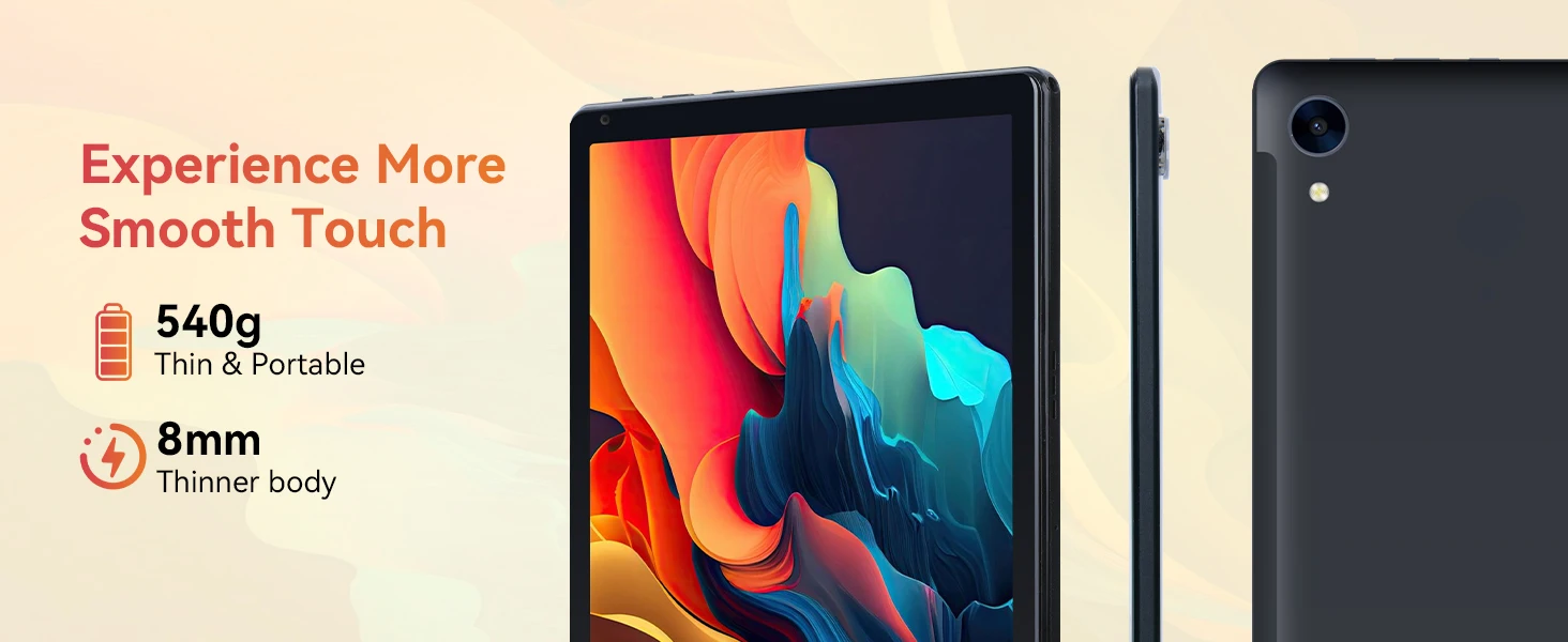 URAO 2026 Newest Tablet 10 Inch Android 16 30GB+128GB 1TB Expansion WiFi6 Dual Camera Stylus Keyboard Mouse Headphone PC PAD Set