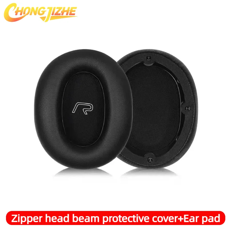 CHONGJIZHE Replacement leather Memory foam Earpads Silicone zipper head beam protective cover For Edifier W830BT 860NB headset - Image 5
