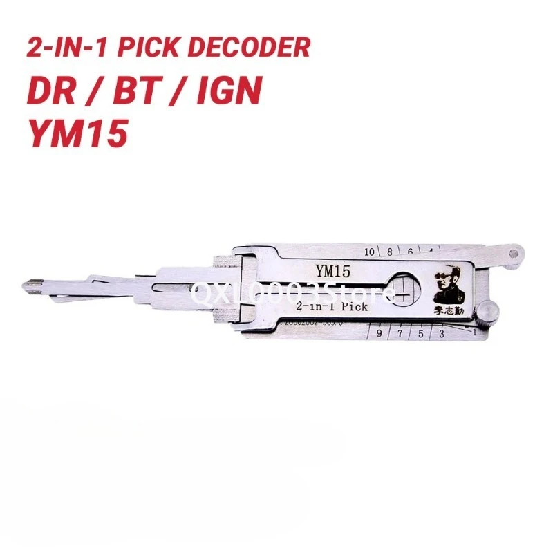 

Lishi YM15 2in1 Decoder and Pick Lishi 2IN1 Tool for MERCEDE/Z for VOLKSWAGEN LT28 2000-2004 Vehicle Lock Picking Door Open Kit