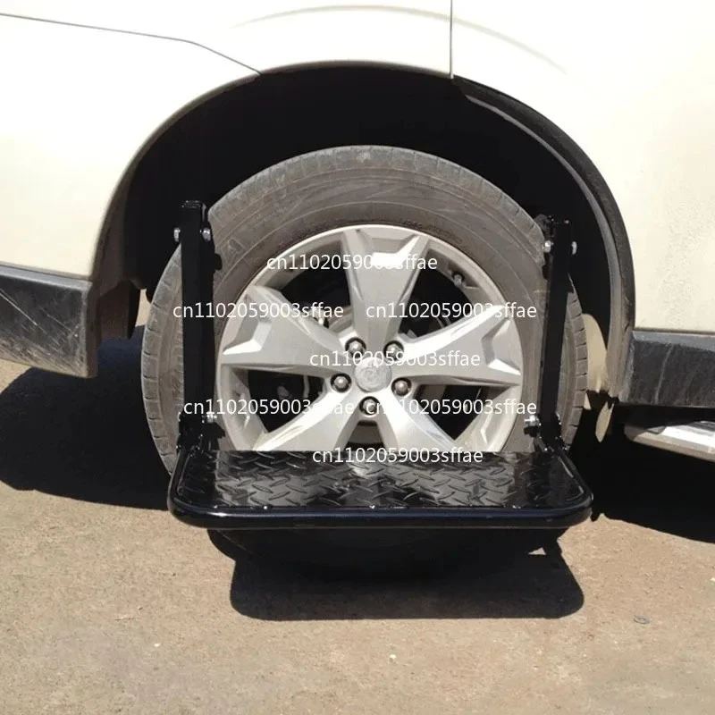 Height Adjustable Tire Steps, Pedals, Car Ladders, Outdoor Off-Road Equipment Auto Supplies
