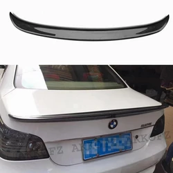 AC 스타일 탄소 섬유 리어 스포일러, BMW 5 시리즈 E60 4-문짝 525i 528i 2004-2009, 트렁크 윙 FRP 광택 블랙 단조 카본