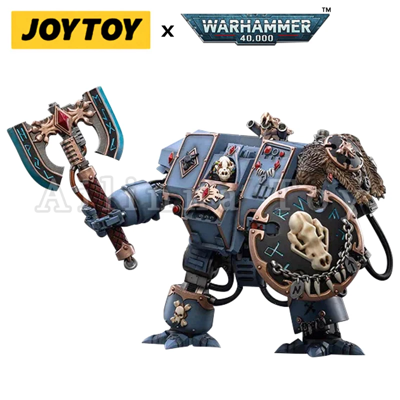 

JOYTOY 1/18 Action Figure Mecha 40K Space Wolves Venerable Dreadnought Brother Hvor Anime Model Toy Gift