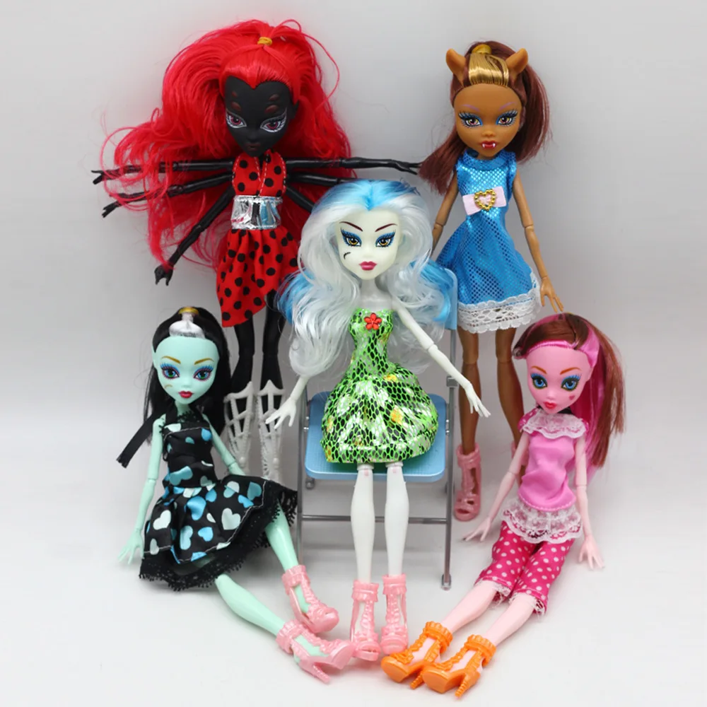 Funny Monster Girl Doll Model 12 Joint Mobility Creative Elf Doll Children's Play House Dress Up Accessories Toys Girl Gifts