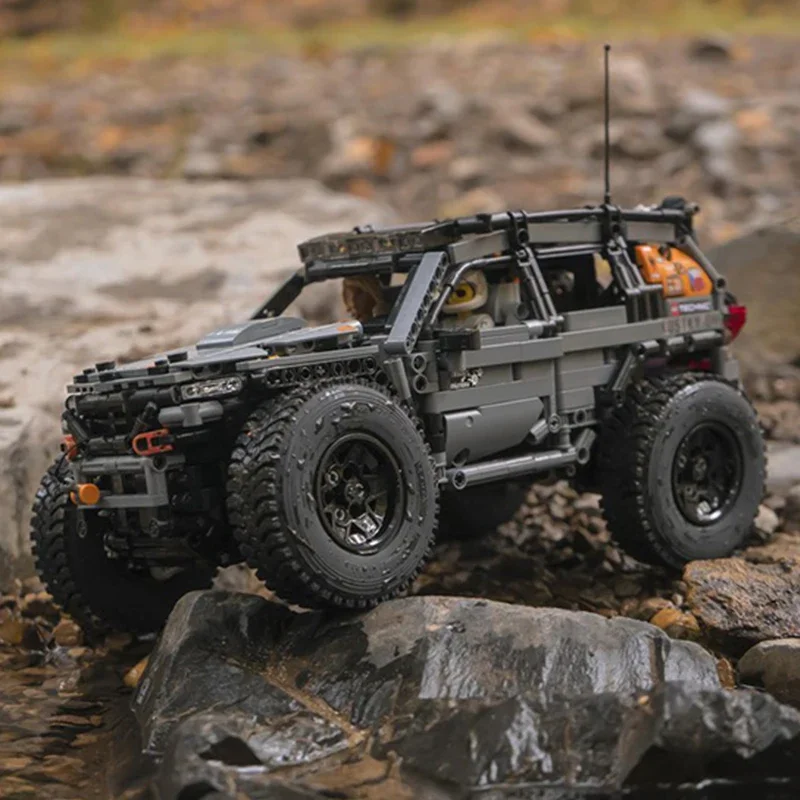1242PCS MOC Adventure EXP SUV Offroader DIY Pädagogische Bausteine Spielzeug für Kinder Weihnachten Geburtstag Geschenk