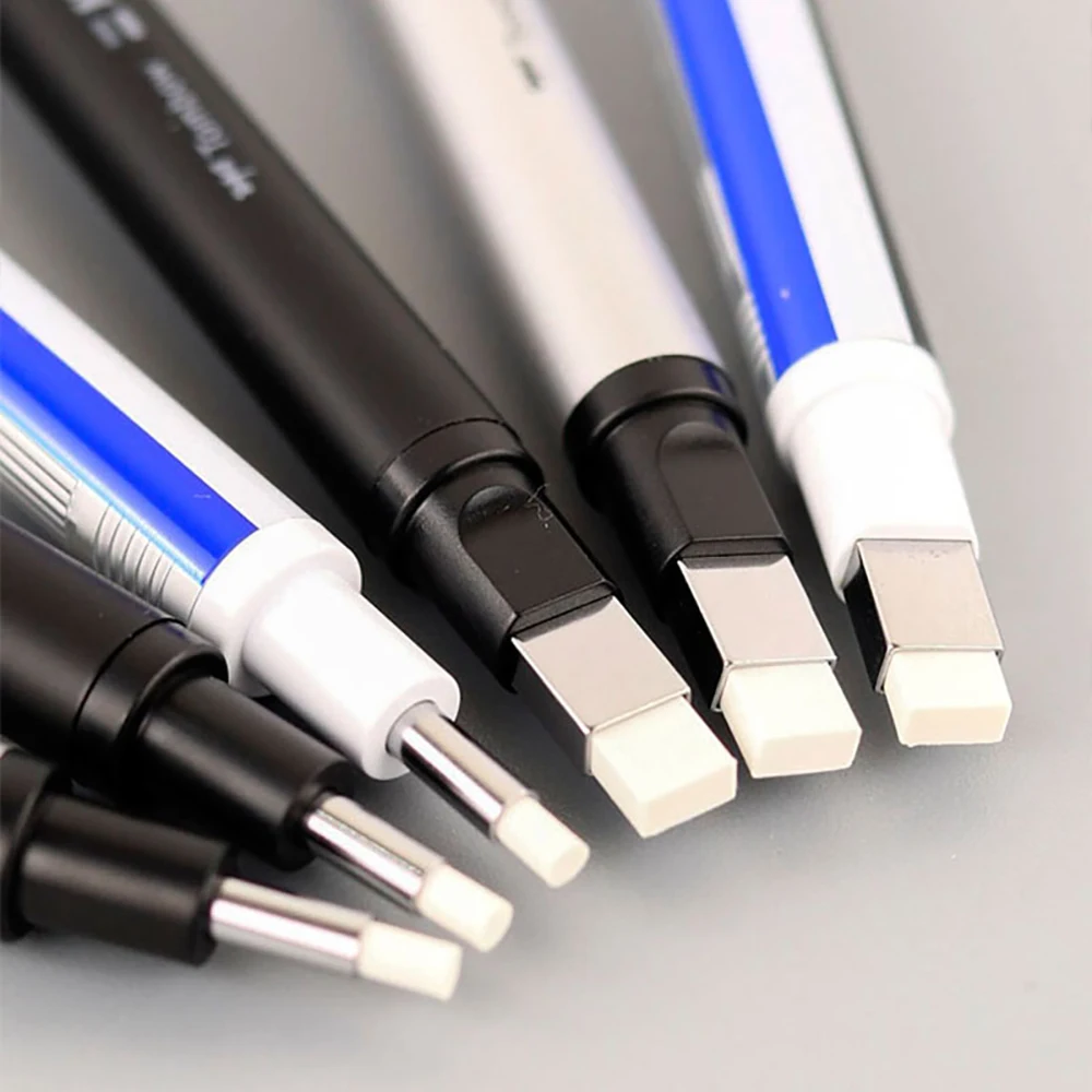 Japanese Stationery Tombow MONO Zero Pen Push Pencil Eraser EH-KUS Comic Design Highlight Art Supplies Replaceable Refill