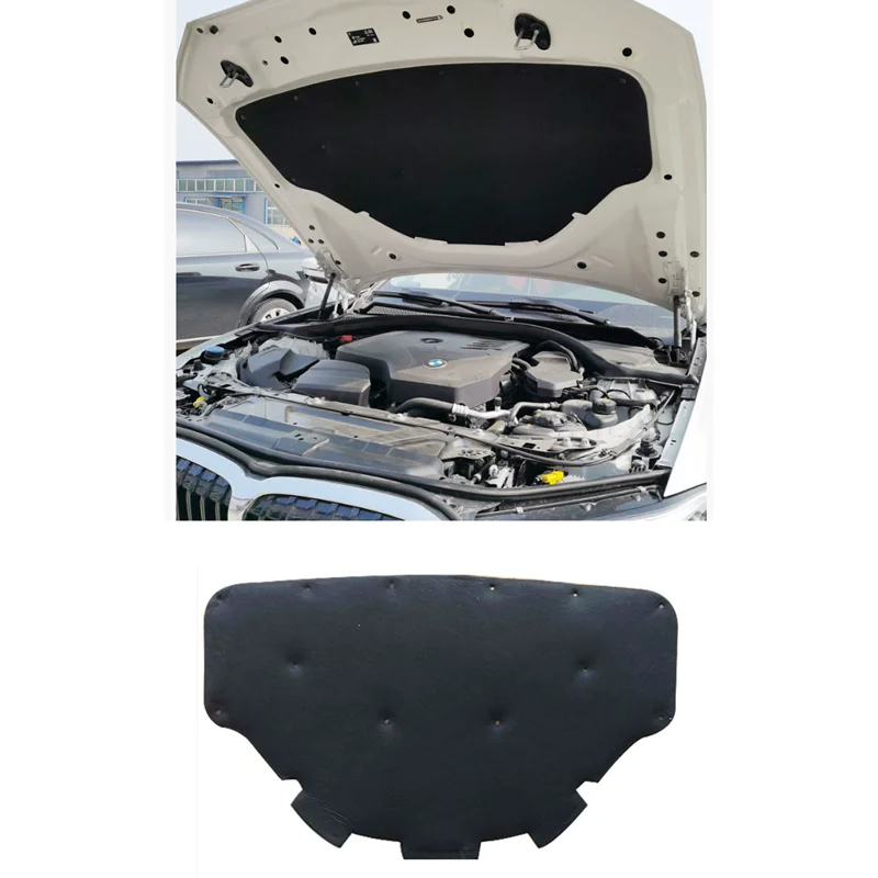 

For BMW 3 Series G20 2019~2025 2020 2021 Car Trunk linin Hood Engine Thermal Insulation Cotton Soundproof Mat Cover Accessories