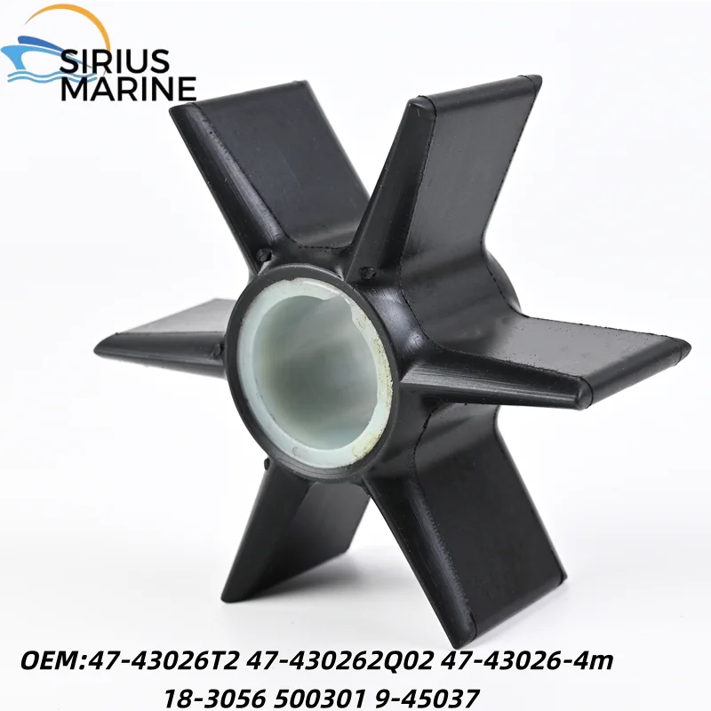 

Water Pump Rubber Impellers 47-43026T2/47-430262Q02 for MERCURY 2/4 Stroke Outboard Motor Parts 40/45/115/125/150/175/200/225HP