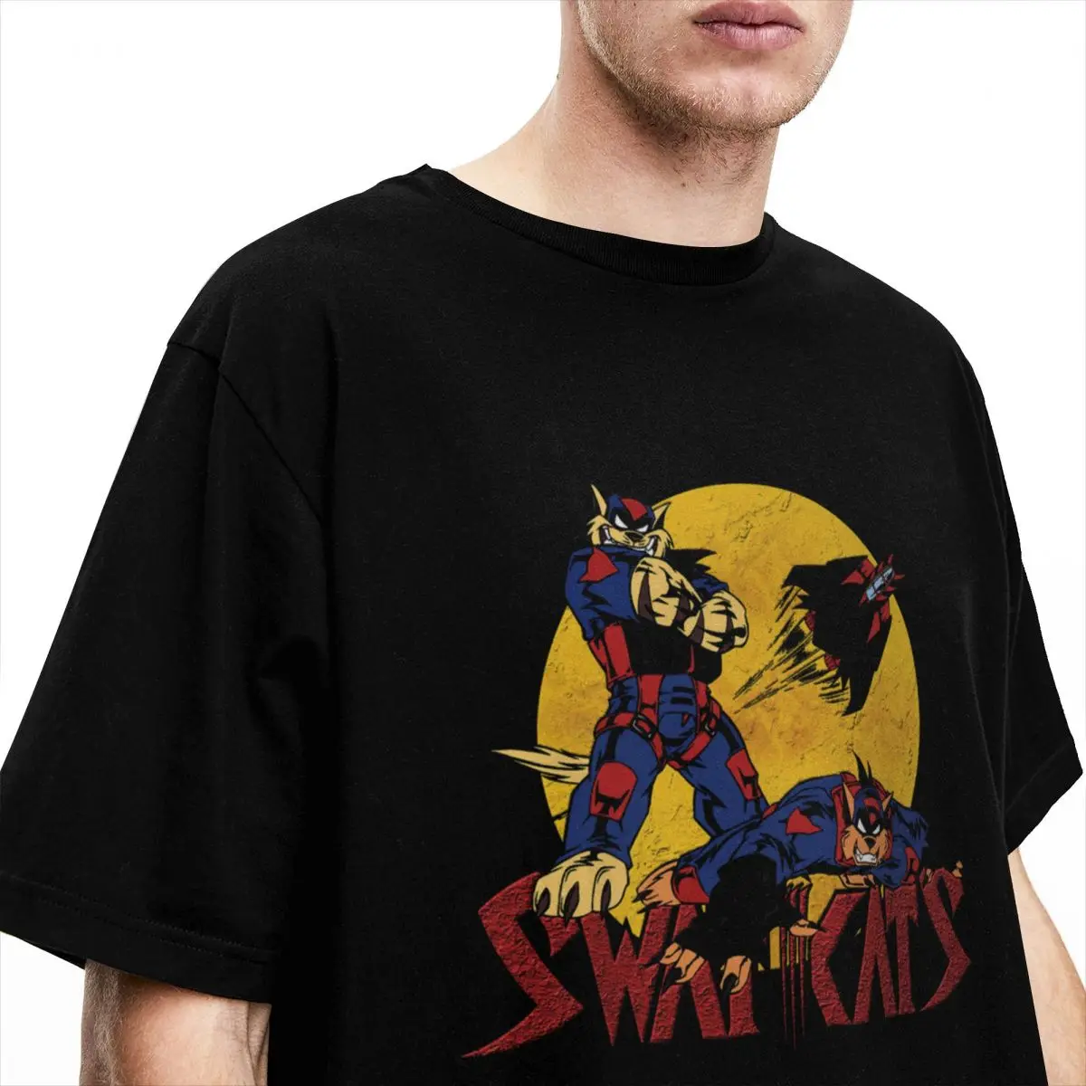 SWAT Kats The Radical Squadron for Men Women T Shirts Stuff Funny Tees Short Sleeve T-Shirt 100% Cotton All Seasons Tops