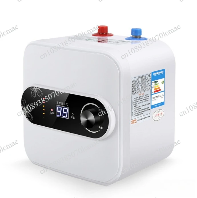 8L Water Storage Instant Electric Water Heater Rapid heat Insulation Digital display Thermostat Knob Control Up Down Water Inlet