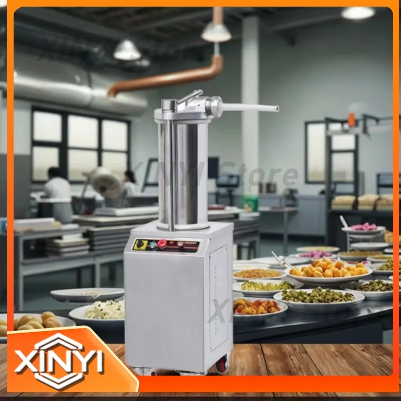 Horizontal Pneumatic Sausage Stuffer Filling Machine for And Mincer Sausage Maker Food Processing Equipment Meat Grinder