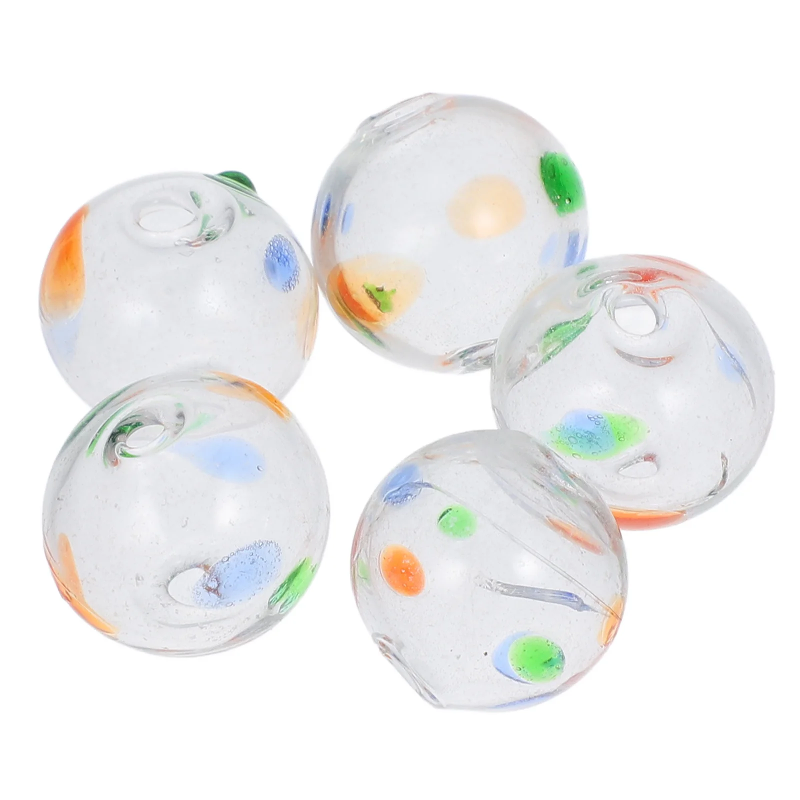 

5 Pcs Beads for Crafts Diy Accessories Wind Chimes Compact Art Bracelet Material Loose