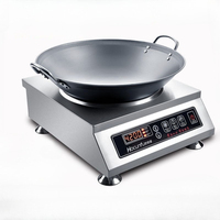 Commercial induction cooker 3500W concave high power electric frying stove 4200w stir fry electric frying pan induction cooker