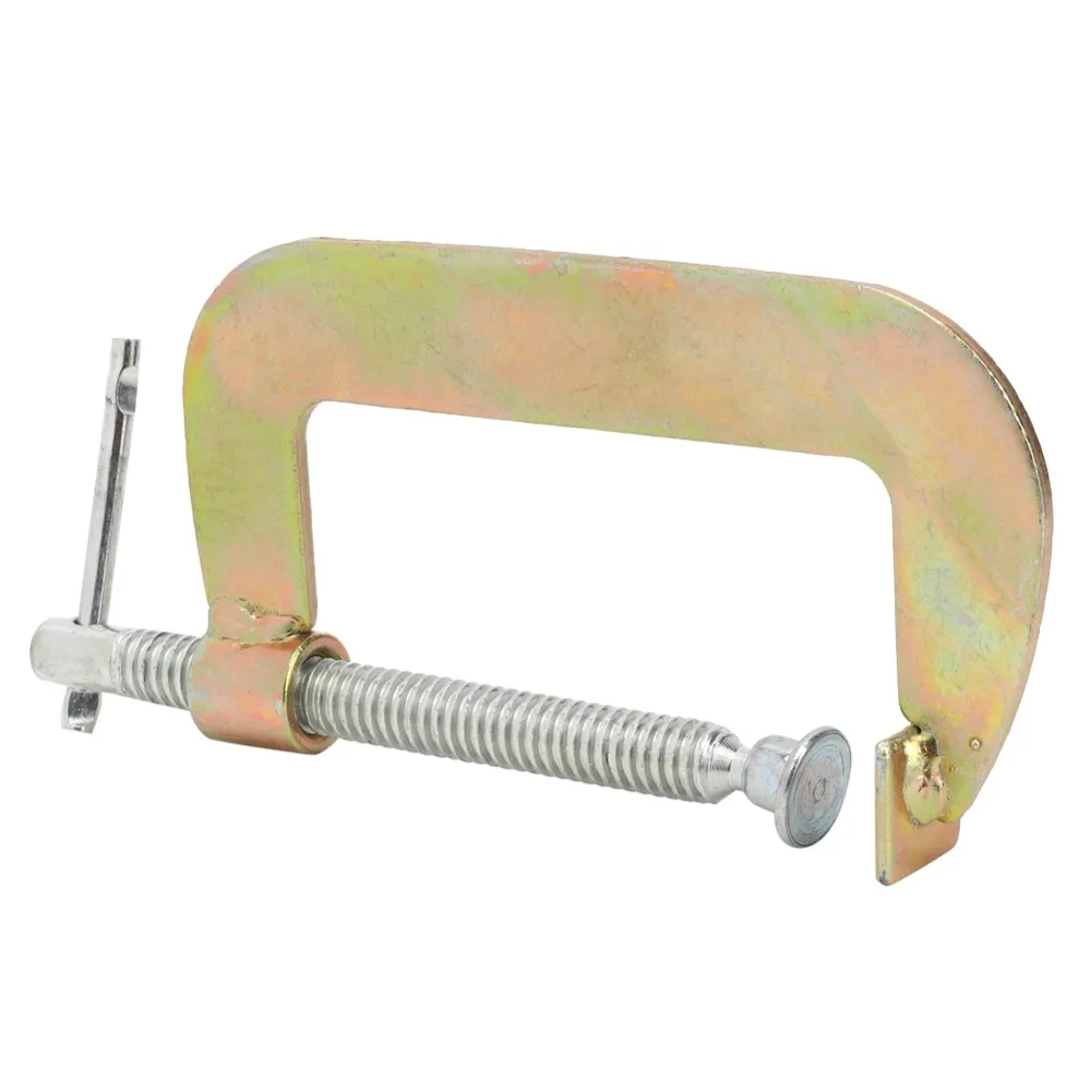 3pcs 3inch Size Heavy Duty C Clamp Industrial Strength Screw Adjustment G Clamp Fixture Carbon steel Non-Slip Handle