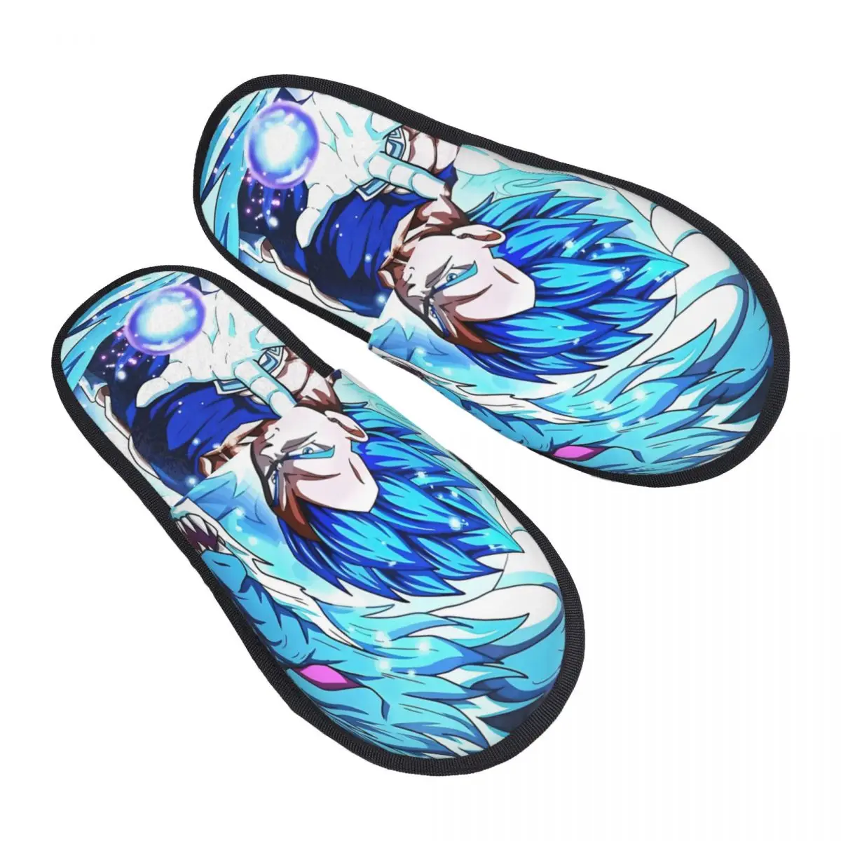 

Custom Novelty Vegeta Guest Slippers for Hotel Women Cartoon Mangas House Slipper
