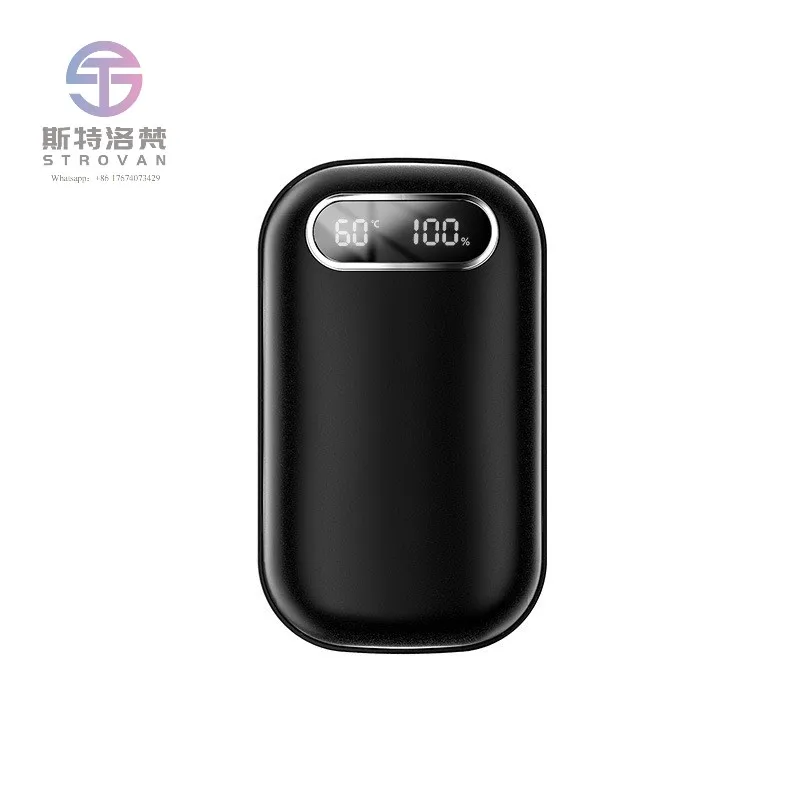 

New 6000mAh Plastic Portable Power Bank with USB Charging Rechargeable Hand Warmer for Winter Households & Outdoor Use