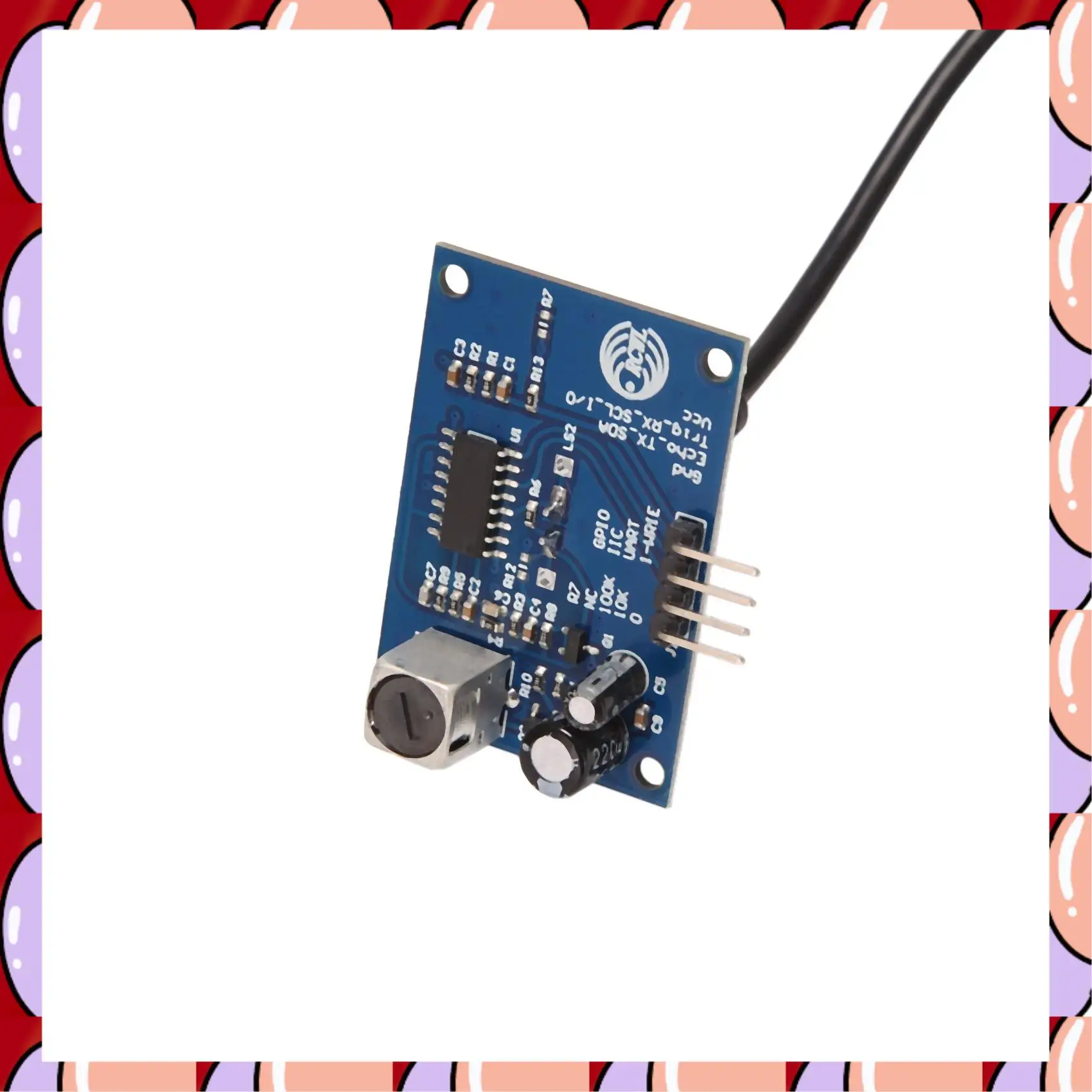 

A72Z AJ-SR04M Интеграция трансивера Водонепроницаемый ультразвуковой модуль измерения дальности K02