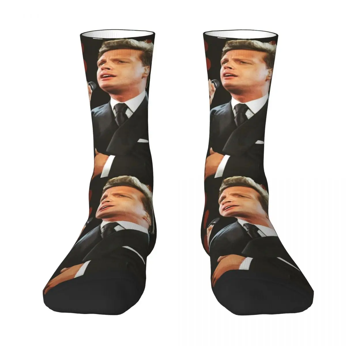 Luis Miguel Tour 2024 Mexican Singer Socks El Sol De Mexico Funny Stockings Couple Breathable Sports Socks Autumn Non-Slip Socks