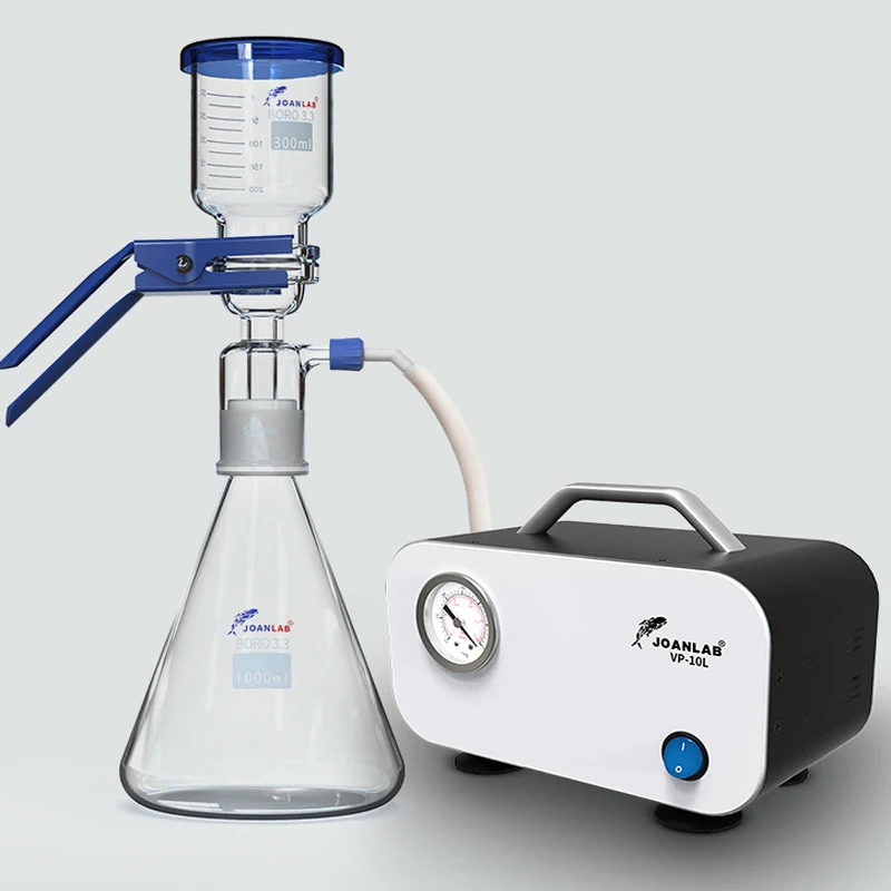 10L Oil-free Diaphragm Vacuum Pump Negative Pressure Portable Laboratory Suction Filter Vacuum Pump VP10