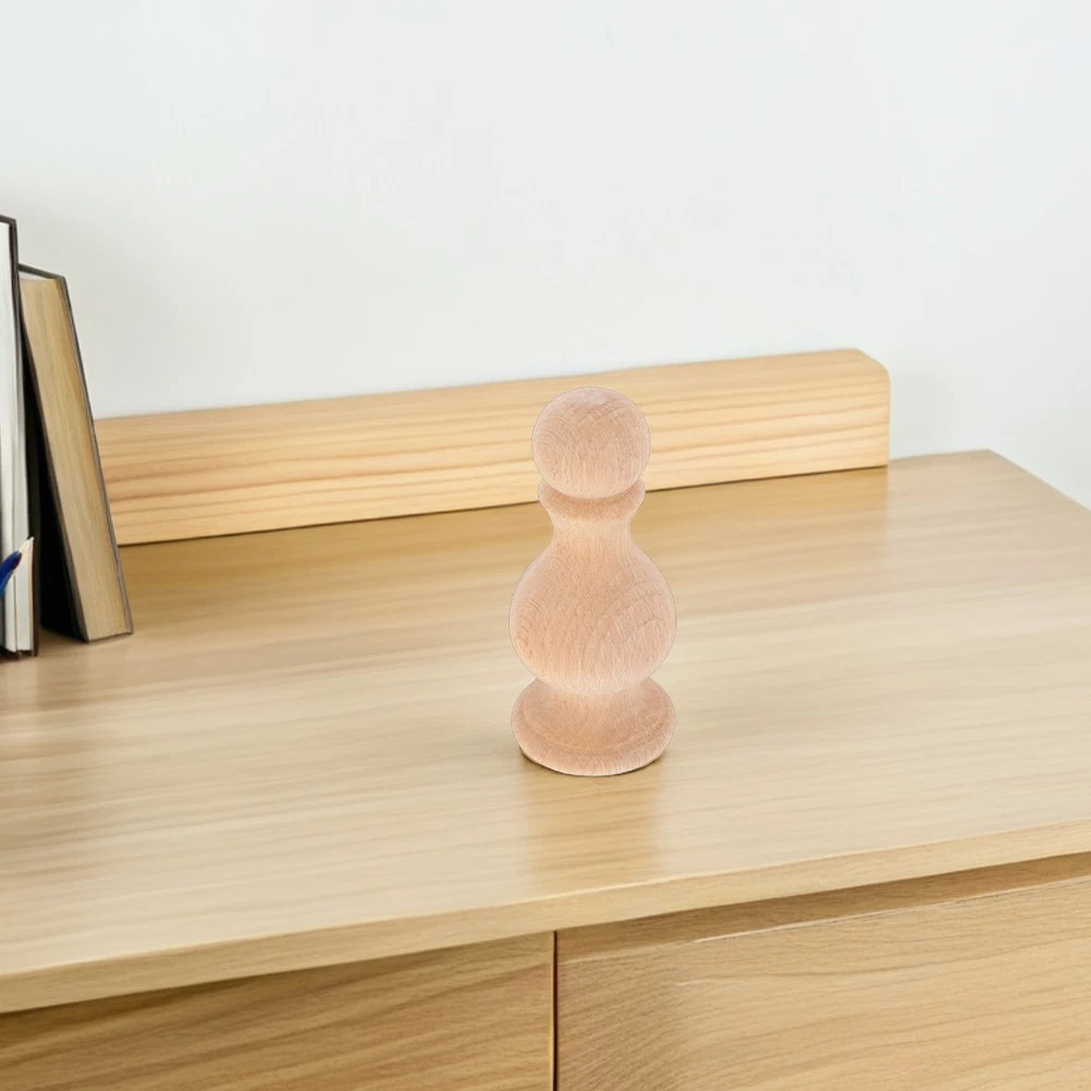 ชุดปลายเสาไม้แบบแกนหมุน ทำจากไม้เนื้อแข็ง ดีไซน์แบบเสาโรมัน สำหรับตกแต่งเฟอร์นิเจอร์ ราวม่าน เสาเตียง บันได งานฝีมือ DIY