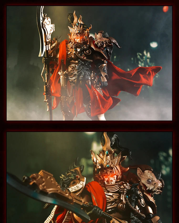 [Only Cloak] JOYTOY WARHAMMER 1/18 Legio Custodes Constantin Valdor Captain-General of the Legio Custodes Cloak Cape Model Toy