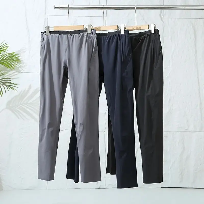

Busin Series Outdoor Fly Bird Summer Thin Casual Pants Men's Full Prure Glue Straight Leg Long Trousers Youth Vitali ...