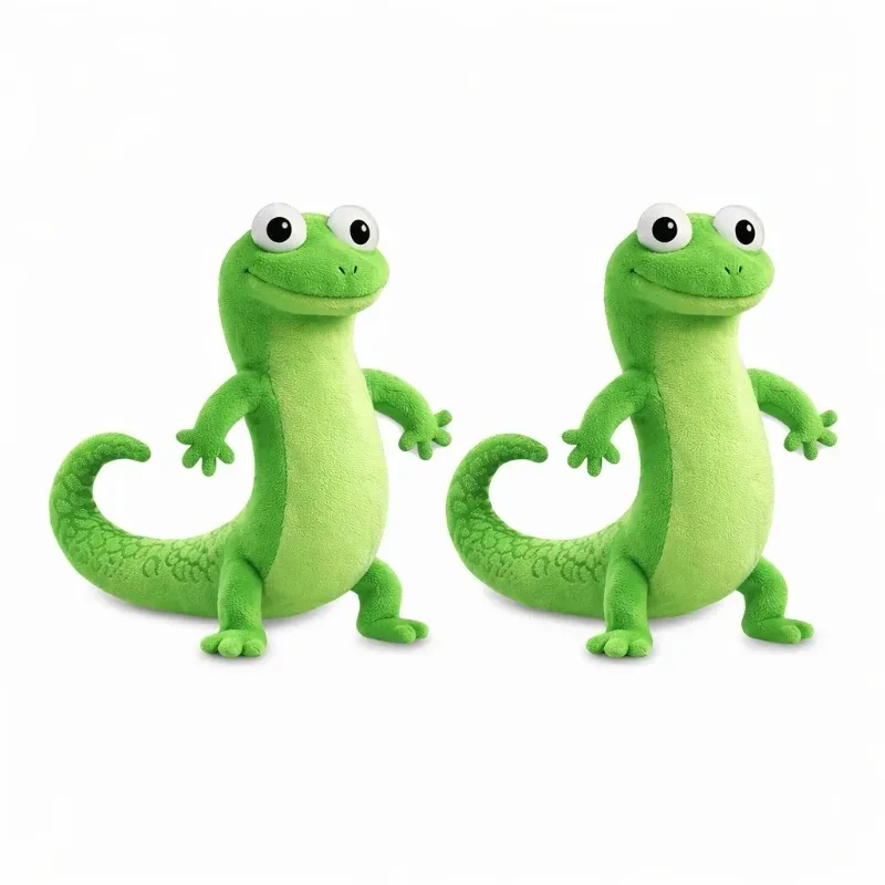 

Новая милая плюшевая игрушка-ящерица 2026 года, мягкая набивная игрушка-зверюшка, мультяшная плюшевая игрушка-ящерица, подарок на день рождения для детей, декор для комнаты