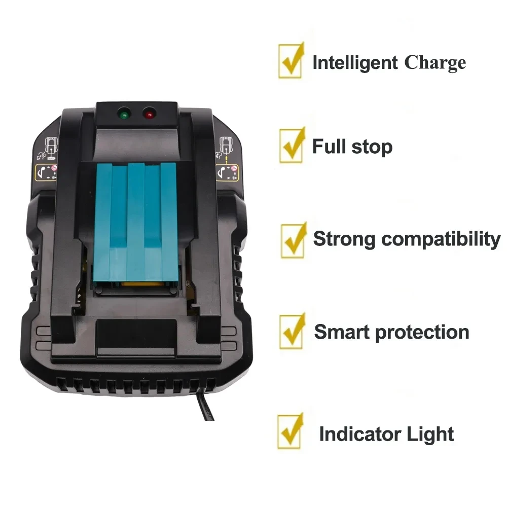 สำหรับ Makita เครื่องชาร์จแบตเตอรี่ลิเธียม DC18RC Bl1830 Bl1430 14.4V ~ 18V Dc18Ra ชาร์จเร็ว